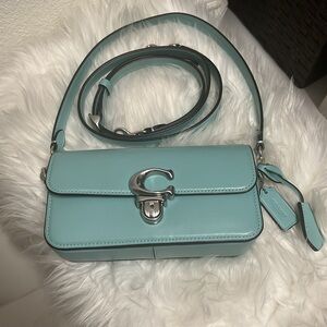 Coach Studio Baguette in faded blue
